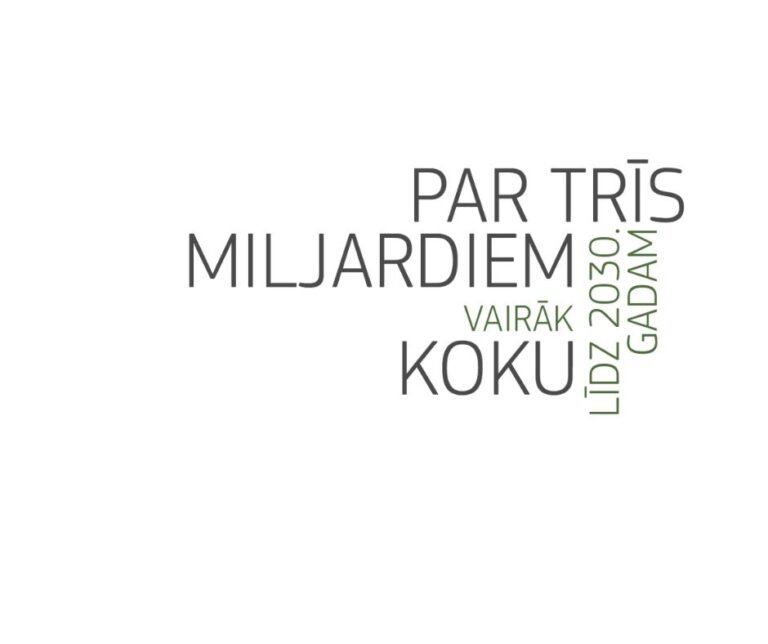ES iniciatīvas “Trīs miljardi koku” atbalsta projekta realizācijas 1. posms (turpinājums) logo