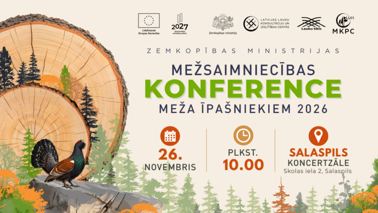 Afiša: Mežsaimniecības konference meža īpašniekiem 2026
