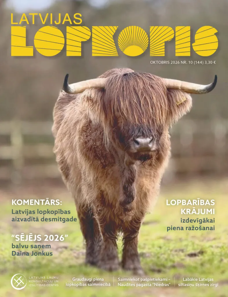 Žurnāla “Latvijas Lopkopis” oktobra numurā